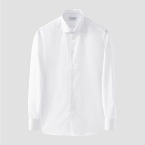 NWT Eton Contemporary-Fit Twill White Dress Shirt 44EU/17.5US $270.00 *2024*